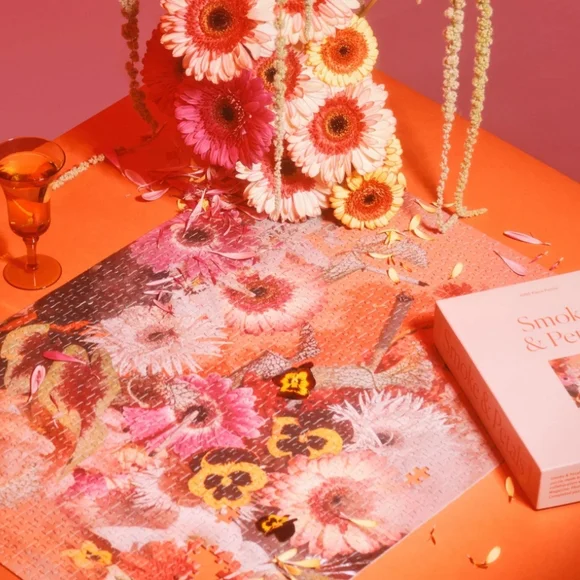 Piecework Smoke & Petals Puzzle - Picture 5 of 5